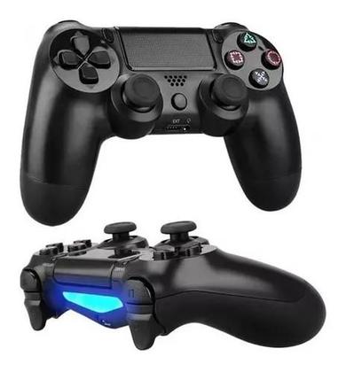 Imagem de Controle compativel  Dualshock 4 Preto Sem Fio Manete para PS4 e PC Sem Fio Dualshock 4 Sony - Preto