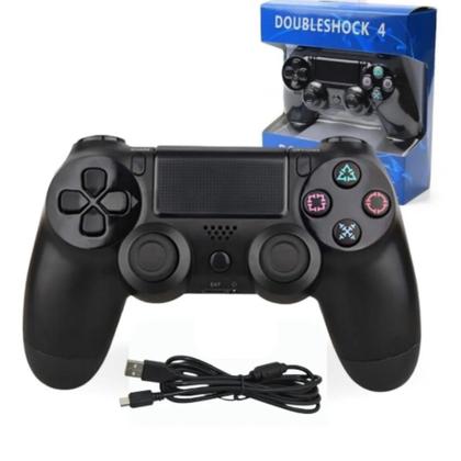 Imagem de Controle Play 4 Com Fio Compatível Ps4 Led Joystick Video Game Pc Note