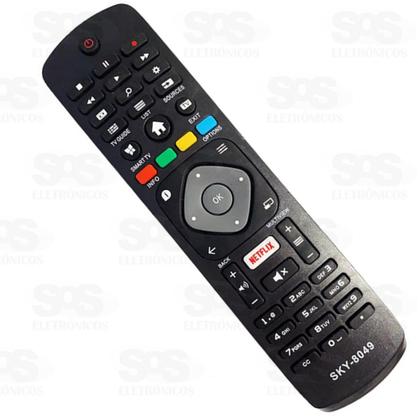 Imagem de Controle Smart Tv Philips/sky-8049/ Botão Netflix