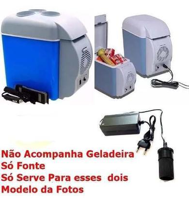 Imagem de Conversor Adaptador 12v Mini Geladeira Bivolt P/ 110v 220v