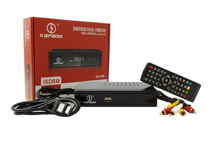 Imagem de Conversor Digital Terrestre HDMI USB Full HD Grava Programas Controle Incluso Kapbom