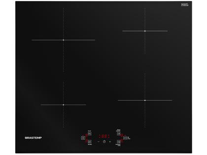 Imagem de Cooktop 4 Bocas Indução Brastemp Vitrocerâmico