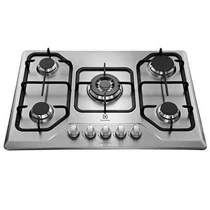 Imagem de Cooktop GT75X à gás com mesa em aço inox e queimador tripla-chama. (Nacional)