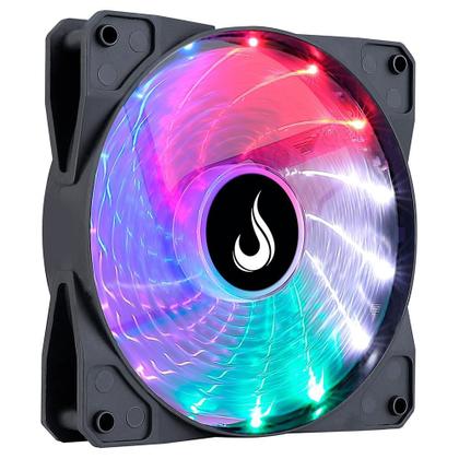 Imagem de Cooler Fan Rise Mode Wind, Rainbow, 120mm, Preto - RM-WN-02-RGB