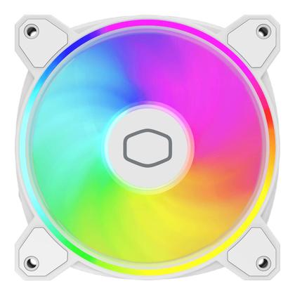 Imagem de Cooler Para Gabinete Cooler Master MasterFan MF120 HALO 120mm ARGB Branco