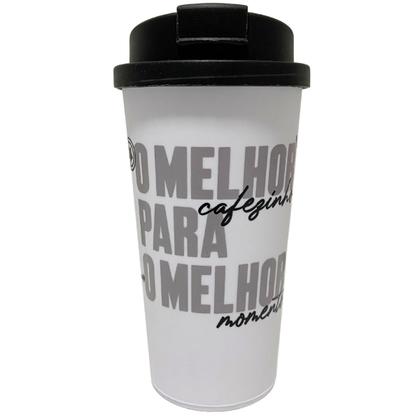 Imagem de Copo Café C/ Tampa Bucks 500ml Estampado Frases Profissões