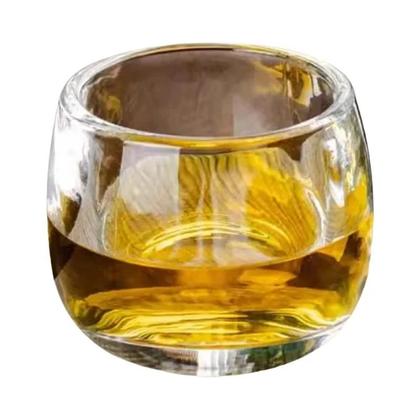 Imagem de Copo De Chá De Cristal Transparente Espesso De 80ml, Conjunto De Chá Individual, Presente De