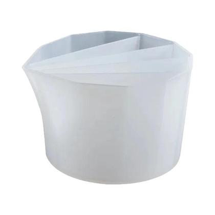 Imagem de Copo De Silicone Reutilizável Com Divisórias Para Resina E Tinta Acrílica  Ferramenta Para Arte