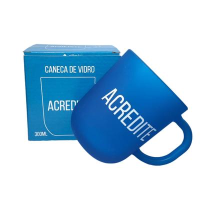 Imagem de Copo de Vidro Azul - 300ml
