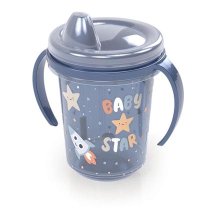 Imagem de Copo Infantil Com Alça Removível Estampa Diversas Transição Trio Plasútil