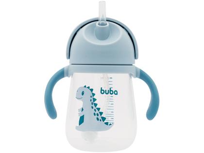 Imagem de Copo Infantil com Canudo 240ml Buba Dino