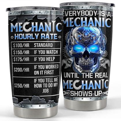 Imagem de Copo isolado de aço inoxidável SANDJEST de 20 onças para mecânica