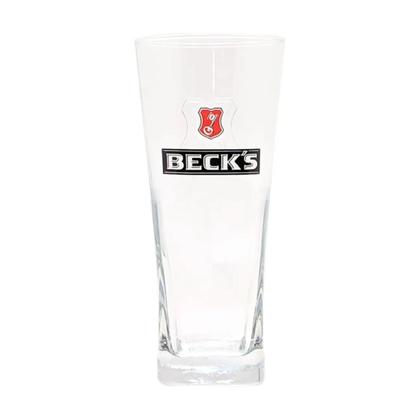 Imagem de Copo Para Cerveja e Chopp Becks Base Quadrada 300ml Oficial