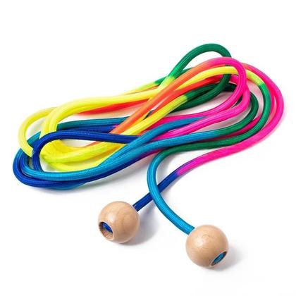 Imagem de Corda De Pular Arco-Íris 5M Com Cabo Antiderrapante Para Crianças Estudantes Esportes Ao Ar Livre