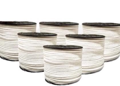 Imagem de Cordão Barbante 6mm Cru Algodão 50m Artesanato