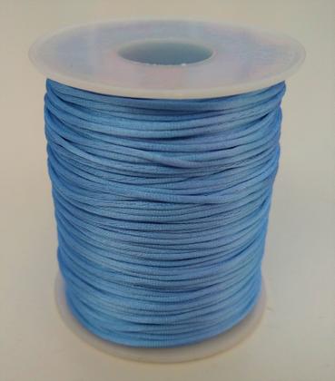 Imagem de Cordão Fio Cetim Seda Rabo Rato Rolo 100 Metros 1 Mm