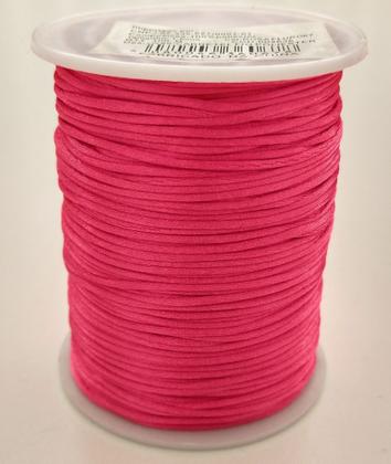 Imagem de Cordão Fio Cetim Seda Rabo Rato Rolo 100 Metros 1 Mm