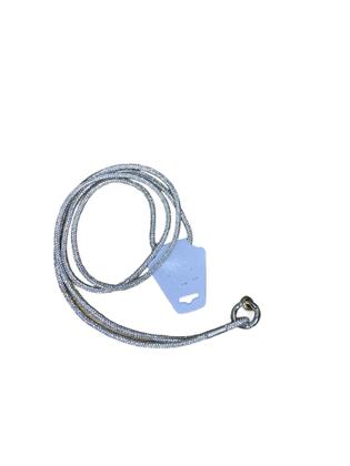Imagem de Cordão para celular com brilho na cor prata