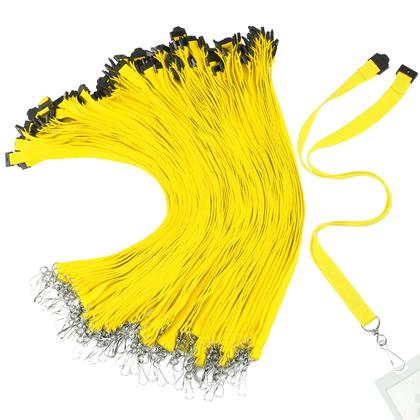 Imagem de Cordões Breakaway Patelai, 60 unidades com gancho J para crachás de identificação