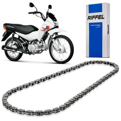 Imagem de Corrente de Comando Yamaha Crypton 100 Honda C 100 Dream Biz 100 Pop 100 M400 25H 84L Riffel