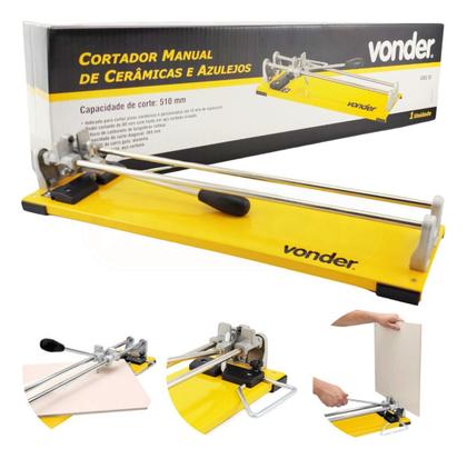 Imagem de Cortador Riscadeira Piso Porcelanato Azulejos Cerâmica 51 Cm