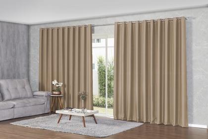 Imagem de Cortina 5 Metros Sala Blackout De Tecido Blecaute Quarto 5,00x2,70