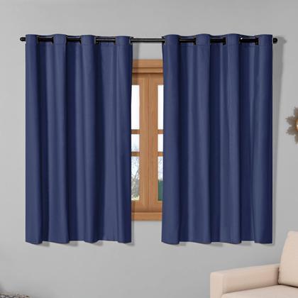 Imagem de Cortina Blackout 2,80m x 1,60m para Sala Quarto Várias Cores Janela Cozinha 100 % Blecaute