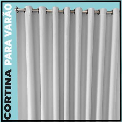 Imagem de cortina blackout de ilhiois quarto 6,00 x 2,60 Brenda branco