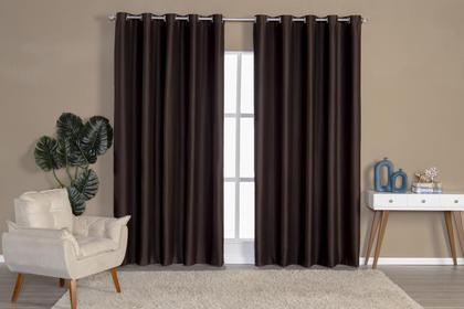 Imagem de Cortina Blackout Tecido 4,00m x 2,40m Para Varão Simples