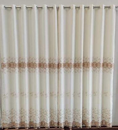 Imagem de Cortina Luxuosa Voil Voal Linho Guipir Com Forro Microfibra Leve 4,00x2,30