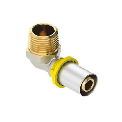 Imagem de Cotovelo Macho para Gás 20mm X 1/2 Prensar Emmeti