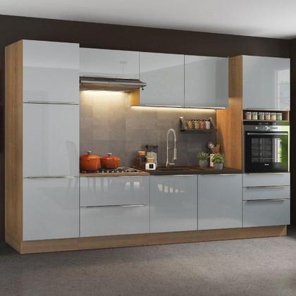 Imagem de Cozinha Completa Madesa Armário e Balcão 9 Portas 5 Gavetas