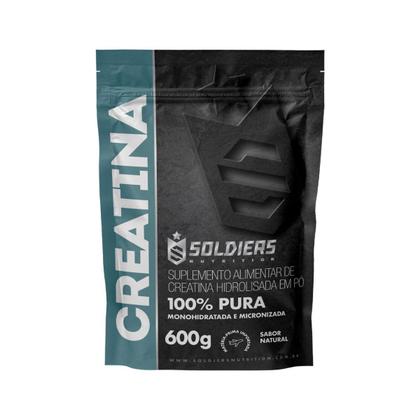 Imagem de Creatina Monohidratada 600g - 100% Pura Importada - Soldiers Nutrition