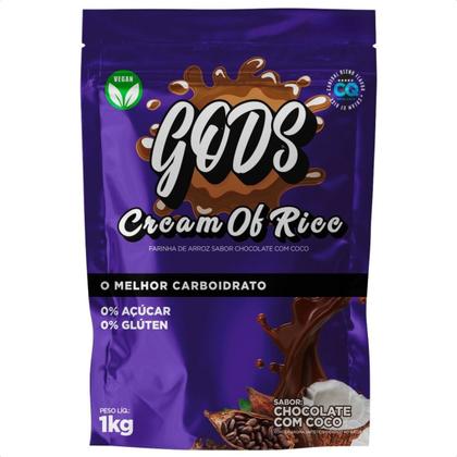 Imagem de Creme de Arroz 1KG Sabor Chocolate com Coco Canibal