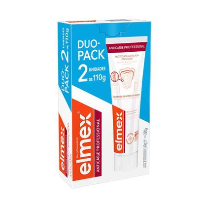 Imagem de Creme Dental Elmex Proteção Avançada Anticárie Professional com 2 Unidades de 110g cada