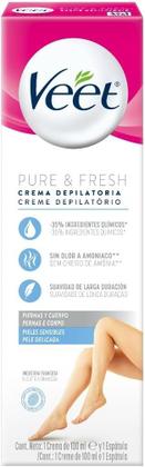 Imagem de CREME DEPILATORIO VEET PURE &amp FRESH PELE SENSIVEL 100ML