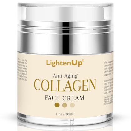 Imagem de Creme facial OMIC Lighten-Up Collagen 30mL Antienvelhecimento com Ácido Hialurônico