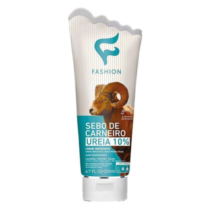 Imagem de Creme Hidratante Ureia 10% Sebo de Carneiro Fashion 200ml