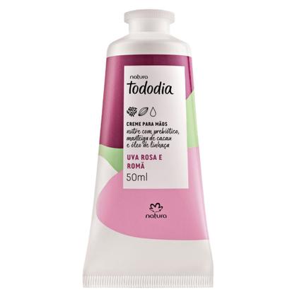 Imagem de Creme Nutritivo para Mãos Natura Tododia Uva Rosa e Romã 50g