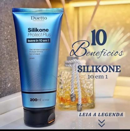 Imagem de Creme Silikone 10 Em 1 Plus Duetto 200ml