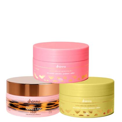 Imagem de Cronograma Capilar Dhonna  Hidratação, Nutrição e Reconstrução