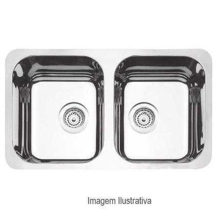Imagem de Cuba Dupla Retangular Isis Plus 2C Tramontina 94033/202