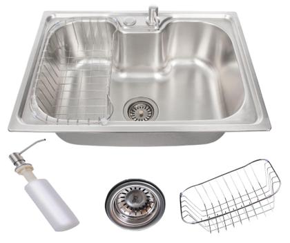 Imagem de Cuba Gourmet Cozinha Aço Inox 304 Com Acessórios 50x40cm