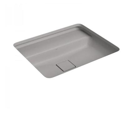 Imagem de Cuba Retangular De Embutir Com Mesa 50cm Slim Soft Antracite - Deca