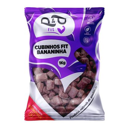 Imagem de Cubinhos Fit P&P Bananinha Cremosa 1Kg - P&P
