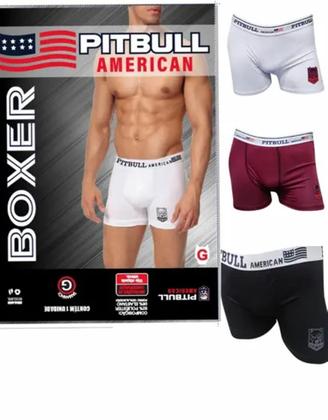 Imagem de Cueca boxer micro fibra  pitbull    gg