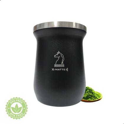 Imagem de Cuia Térmica Mate Chimarrão Tererê De Aço Inox Café Erva Com isolamento a vácuo copo chimarrao tereré terere