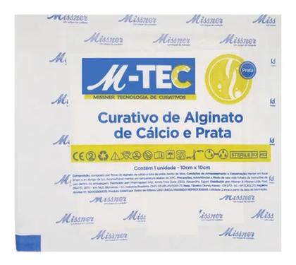 Imagem de Curativo Alginato de Prata 10x10cm M-Tec