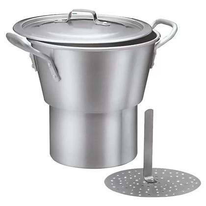 Imagem de Cuscuzeiro Hotel Industrial 34 cm c/ base - Alumínio 19,4 L