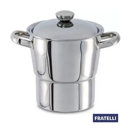 Imagem de Cuscuzeiro Inox Nº16 Individual 100% Inoxidável Importado Linha Luxo